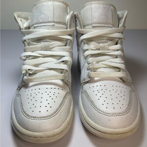 Nike Kids White High-Top Sneakers